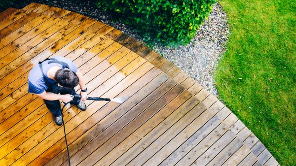 Deck Pressure Cleaning in Yakima